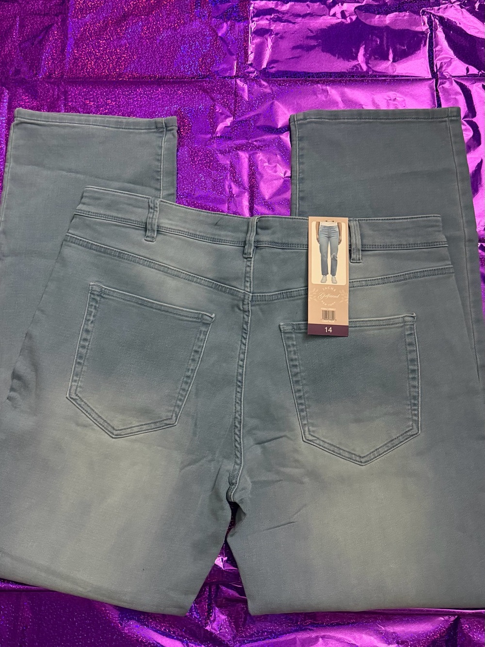 JACHS Girlfriend Women's Olive Skinny Jeans